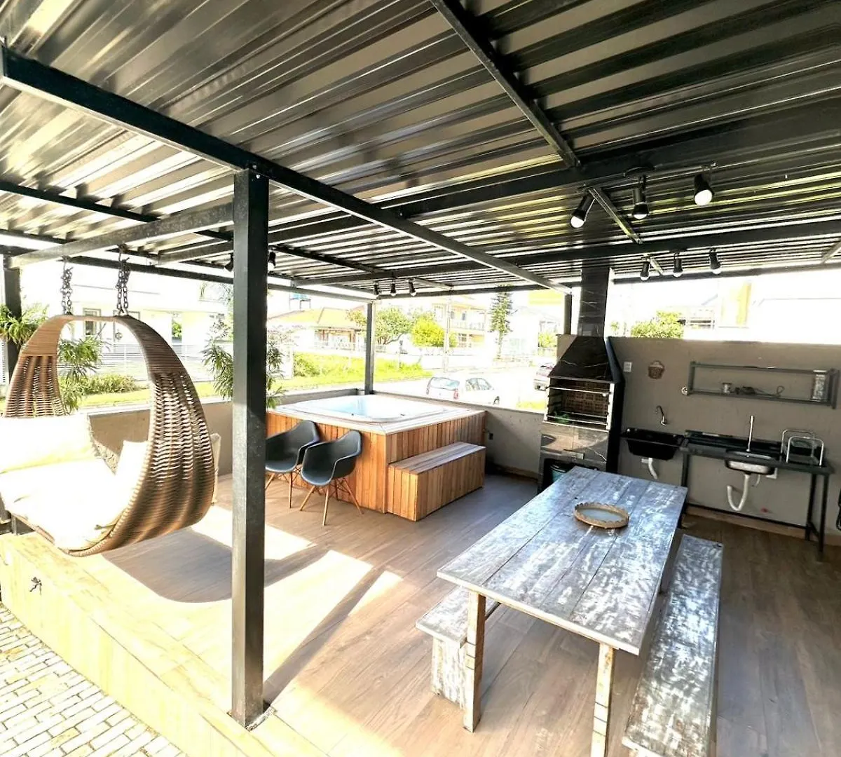 بيت للعطل Ponta Mar Avenida- Casa Com Spa - 300Mts Do Mar Palhoça البرازيل